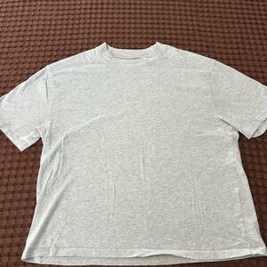 Abercrombie & Fitch Soft A&F Essentials Tee - Heather Grey - Size S